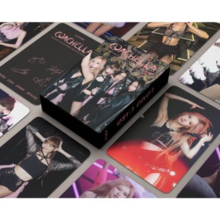 Blackpink โฟโต้การ์ด ลาย Coachella Festival 2023 Vogue LISA ROSE JENNIE JISOO Born PINK World Tour Shut Down &amp; PINK VENOM &amp; Ready for Love &amp; 2022 Welcoming Collection Lomo Card 2023