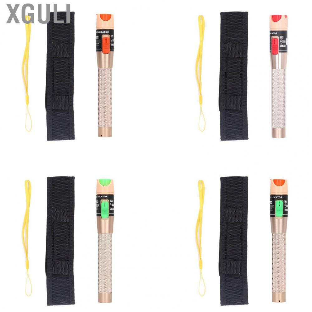 Xguli VFL Red Light Pen  2.5mm Connector Integrated Chip Non Slip Handle Fiber Optic Cable Meter for Maintenance