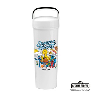 SST3-ขวดน้ำ : Sesame Street Since 1969 Water Bottle 22oz.-WH W80XH239 mm.