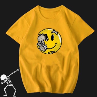 【เสื้อยืดใหม่】Halloween Cotton Makapal Various Size Unisex T-Shirt #FreeShippingShopee #COD