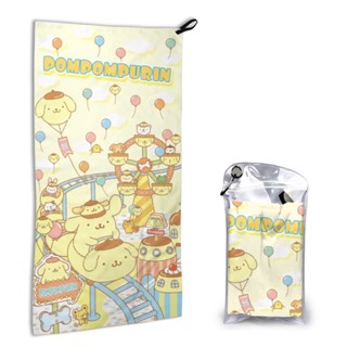 Pompompurin ผ้าขนหนูไมโครไฟเบอร์ แบบแห้งเร็ว 40x80 ซม. 16x31.5 นิ้ว สําหรับถ่ายภาพ ออกแบบตามชื่อ รูปภาพ ของขวัญ