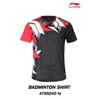 LI-NING เสื้อแบดมินตัน รุ่น ATSSD43 BADMINTON T-SHIRT