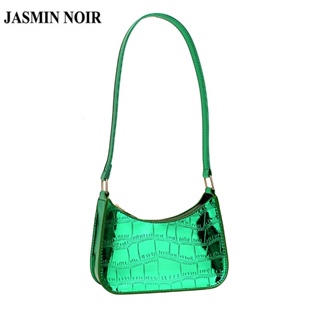 Jasmin NOIR กระเป๋าถือ กระเป๋าสะพายไหล่ ลายหนังจระเข้ ขนาดเล็ก แฟชั่นสําหรับสตรี