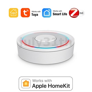 Tuya Homekit Zigbe ฮับเกตเวย์อัจฉริยะ แบบใช้สาย ควบคุมผ่านแอพ รองรับการสั่งงานด้วยเสียง