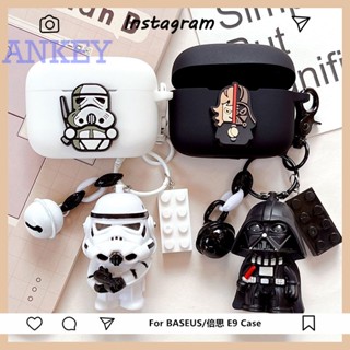 for Baseus Bowie E9 M2 M2+ ANC TWS Case Protective Cute Cartoon Cover Bluetooth Earphone Shell Accessories TWS Headphone Portable