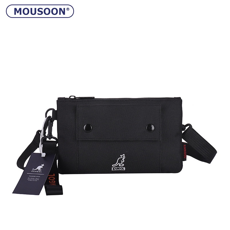 กระเป๋าสะพายข้างผู้ชาย Mousoon กระเป๋าสะพายไหล่เทรนด์แฟชั่นสไตล์เกาหลี