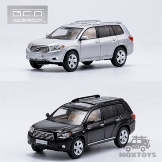 โมเดลรถยนต์ GCD 1:64 Toyota HighLander Gen 2 Diecast ของเล่นสําหรับเด็ก