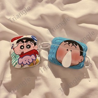 เคสหูฟัง แบบนิ่ม ลายการ์ตูนชินจัง สําหรับ Airpods 2 3 pro