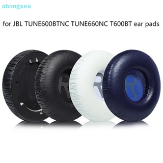 Abongsea แผ่นฟองน้ําครอบหูฟัง แบบหนัง สําหรับ JBL TUNE600BTNC TUNE660NC T600BT