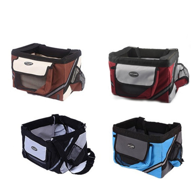 YU Dog Bike Basket Front Handlebar Bag Bike Pet Carrier For Dog Carrier