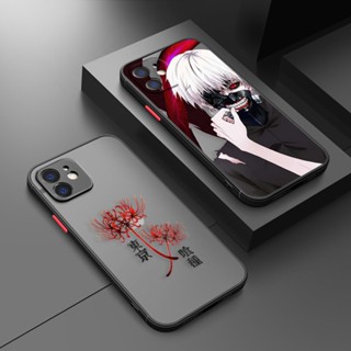 เคสโทรศัพท์มือถือ ผิวด้าน กันรอยนิ้วมือ ลายการ์ตูนอนิเมะ Tokyo Ghoul Kaneki Ken สําหรับ iPhone 14 13 12 11 PLUS PRO MAX MINI 6 6S 7 8 PLUS X XS XR X MAX SX MAX SE2020 SE2022