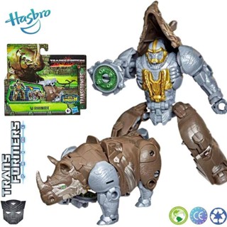 Hasbro Transformers Rise of the Beasts Battle Changer ของสะสม Rhinox Transformation 10 Series F4606 Movie 7 พร้อมส่ง