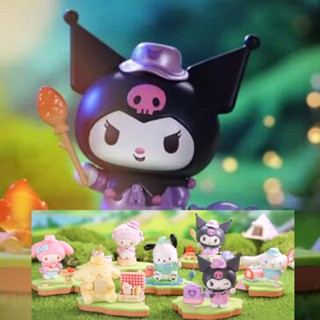 ★Hgtoys★ [Optional] ของเล่นตุ๊กตา Toptoy Sanrio Camping Friends Series Mystery Box ของขวัญ สําหรับตกแต่ง