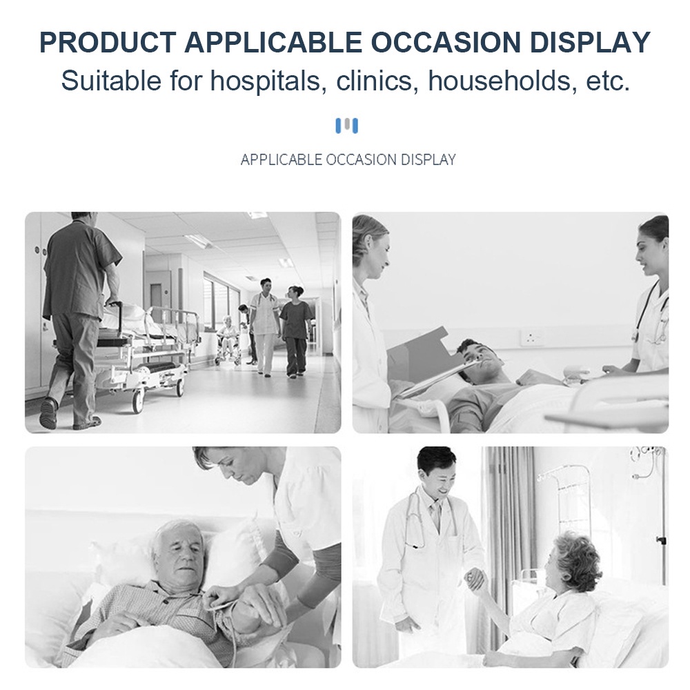 ถุงมือระบายอากาศแบบพลิกกลับได้ ป้องกันการดึง ป้องกันการขีดข่วน ถุงมือผู้ป่วยติดเตียงพร้อมสายรัดเตียง 150 ซม. ในตั - รูปที่ 6