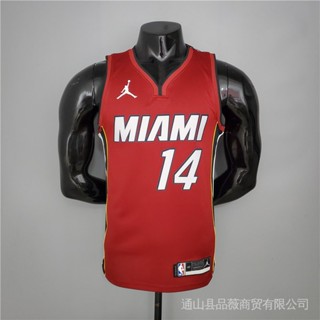 ขายดี Irro #เสื้อกีฬาบาสเก็ตบอล 14 NBA Miami Heat JORDAN สีแดง 632851