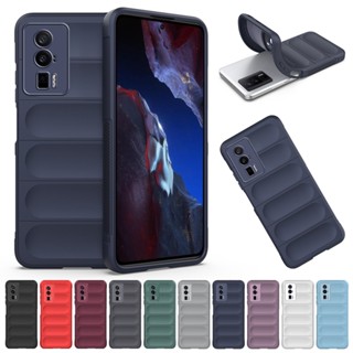 Buffer Phone Case Airbag TPU Soft Shockproof Back Cover Lens Protective Anti-slip Casing For Xiaomi Poco F5 Pro x5 5G