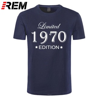 ขายดี เสื้อยืดลําลอง ผ้าฝ้าย แขนสั้น คอกลม พิมพ์ลาย Limited Edition 1970 แฟชั่นฤดูร้อน สําหรับผู้ชาย 322414