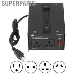 Superparis Step Up Buck Transformer  Voltage Converter Transformer 50HZ 60HZ 750W 9A Easy To Carry  for Hair Dryers for Rice Cooker