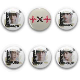 เครื่องประดับ เข็มกลัด ทรงกลม ลาย KPOP TXT Thursdays สําหรับเด็ก