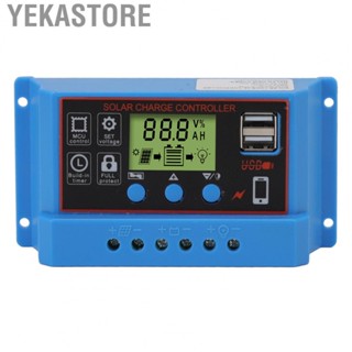 Yekastore Solar Controller Reverse Connection Protection 12V 24V Solar Charge Controller for Billboard