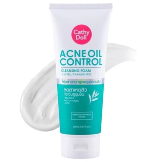 Cathy Doll Foam Acne Oil & Bright up 150 ml. โฟมล้างหน้าเคที่ดอลล์ แอคแน่ ออยล์ & ไบรท์ อัพ