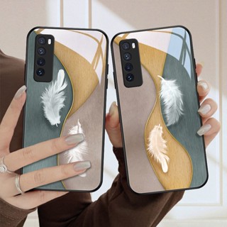 Dmy เคสกระจกนิรภัย สําหรับ huawei nova 7 7se 7i 11 10se 10 pro 9 9se 8i 8 5T 4 3i 3 Y7A Y90 Y61 2i 2lite Y9 prime 2019 Y7P Y6 Y7P Y8P