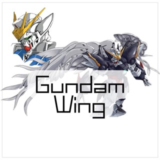 【สปอตสินค้า】 Gundam Wing สตูดิโอเสื้อยืดอะนิเมะ Wing Zero 1 Anime เสื้อยืดสไตล์อันเท่ Unisex ทำจากผ้า Cotton แขนสั้น