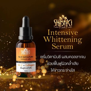 Shibaki Vit c + Collagen Vit c Intensive whitenine Serum 10g วิตซี เซรั่ม