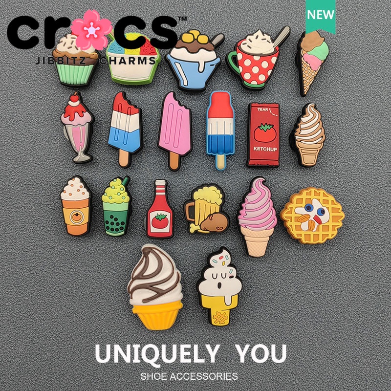 Crocs jibbitz หัวเข็มขัด ลายการ์ตูนดอกไม้ สําหรับตกแต่งรองเท้า crocs 2023