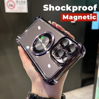 [Magnetic] เคสไอโฟน 14 13 Pro Max 12 11 Pro Max 14 Plus i11 12pro กันกระแทก