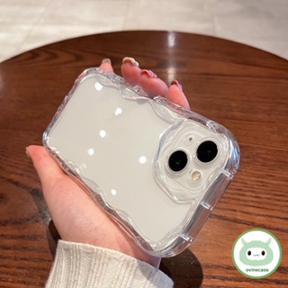 เคสโทรศัพท์มือถือ TPU นิ่ม แบบใส กันกระแทก ปิดด้านหลัง ลายครีม สําหรับ Iphone X XS XR XsMax IP 6 6S 7 8 Plus 11 Pro Max 12 13 14 Pro Max