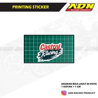 สติกเกอร์ ลาย Castrol Racing สําหรับติดตกแต่ง