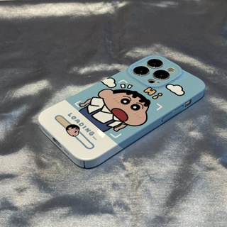 🔥เคสโทรศัพท์มือถือ ลายการ์ตูนชินจังจอมแก่นน่ารัก รวมทุกอย่าง สําหรับ Iphone Apple 8p 11 13max 14pro 7