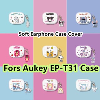 พร้อมส่ง! เคสโทรศัพท์มือถือแบบนิ่ม ใส ลายการ์ตูนกระต่าย ดาว สําหรับ Aukey EP-T31 EP-T31