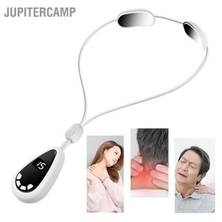 JUPITERCAMP สมาร์ทแขวนนวดกระดูกสันหลังส่วนคอมินิแบบพกพาประคบร้อน Microcurrent จี้คอนวด