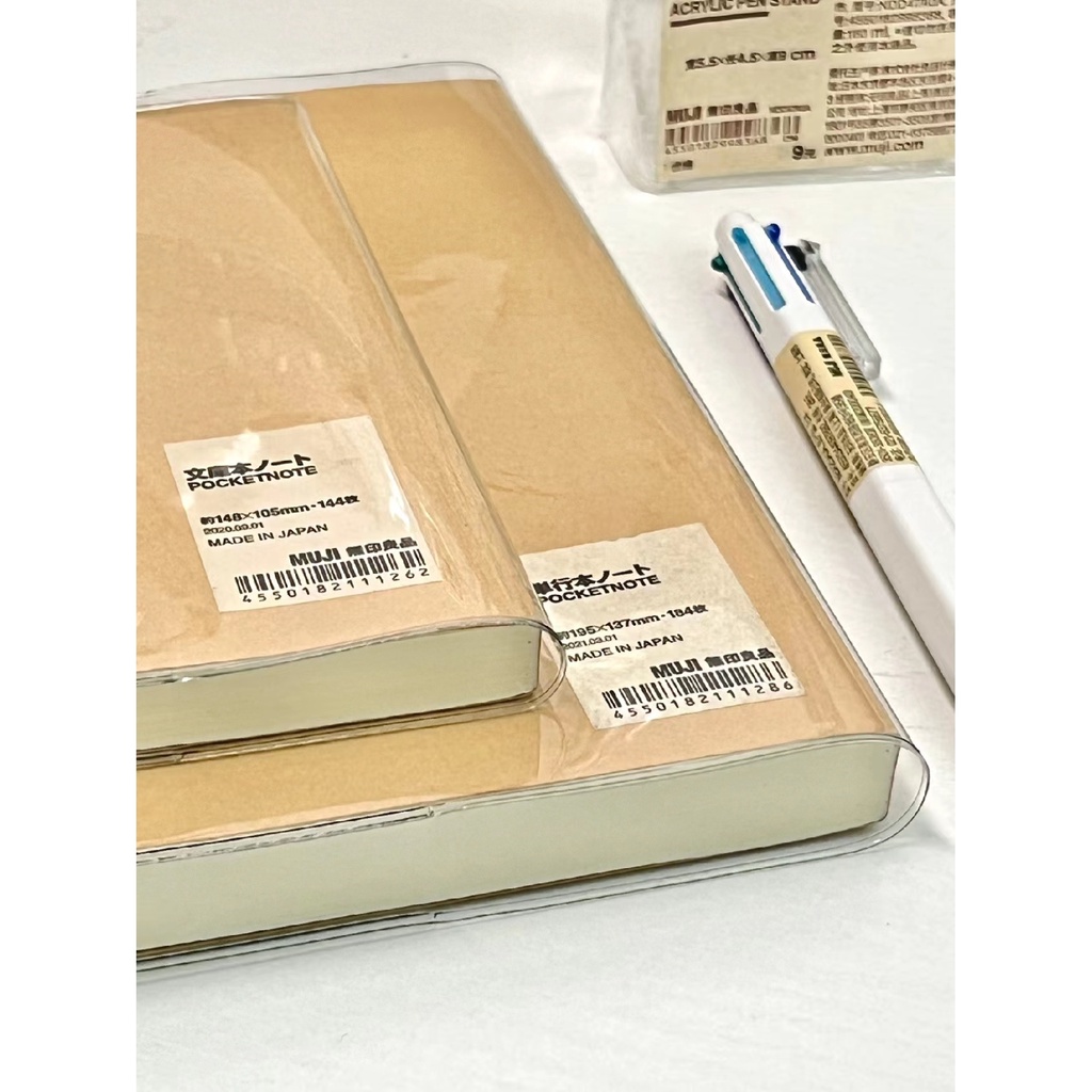 ญี่ปุ่น MUJI MUJI MUJI สมุดบันทึกเส้นเดียว A5 สมุดบันทึกเปล่า กระดาษสีขาว 184 หน้า โน๊ตบุ๊ค A6 โน๊ตบุ๊คตรง