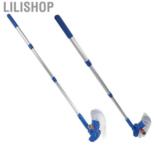 Lilishop Pool Vacuum Cleaner Brush  Water Pressure Powered Snap on Installation Pool Vacuum Jet Cleaner Widely Applicable Plastic 113.5cm Telescopic  for Fountains