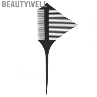 Beautywell Hair Dyeing Highlighting Comb Home Salon Weaving Sectioning Tail Comb Styling