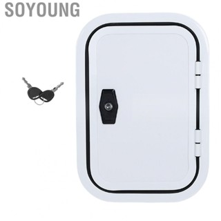 Soyoung RV Compartment Door H500 W400mm  UV Perfect Sealing Rounded Corner Baggage Storage Door for RV Camper Motorhome