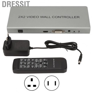 Dressit HD Multimedia Interface Video Wall Controller  2x2 4K Edge  Function 8 Display Modes Video Wall Controller  for Projectors