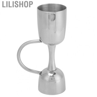 Lilishop Stainless Steel Bar Measures Jigger  Cocktail Shaker Jigger Dual Head