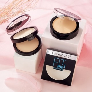 🚗ส่งไว Cod Fit Me Powder แป้งพัฟ แป้งตลับ แป้งสองชั้น เนื้อบางเบา คุมมัน กันน้ำ 18กรัม