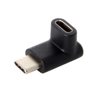 Xiwai อะแดปเตอร์ขยาย USB 3.1 Type-C ตัวผู้ เป็นตัวเมีย 90 องศา สําหรับแล็ปท็อป โทรศัพท์