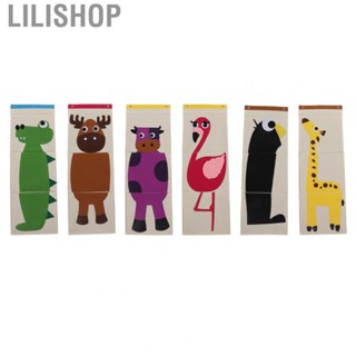 Lilishop Wall Mounted Storage Bag 3 Layers Closet Crib Cartoon Felt  Type Over Do