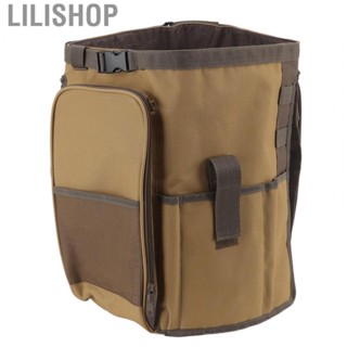 Lilishop Bucket Organization Bag  Khaki Outdoor Bucket Tool Bag  for Gardening