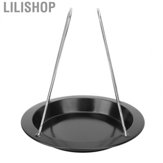 Lilishop Roasting Pan Portable Outdoor Camping Stainless Steel Vertical Roast Chicken HG