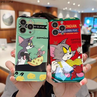 Compatible With Iphone 11 8 7 X XS XR Max SE Pro Plus + 2022 2020 เคสไอโฟน สำหรับ Case Cartoon Tom and Jerry เคส เคสโทรศัพท์ เคสมือถือ Hard Phone Cases