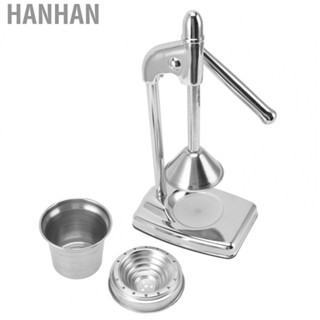 Hanhan Handy Orange Squeezer  Grade Compact Ergonomic Rubber Handle Fruit Presse US