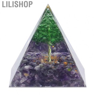 Lilishop Crystal Pyramid Orgone Pyramid Home Handicraft Ornaments For Energy Healing US