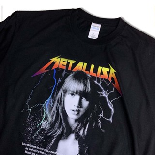 【ใหม่】เสื้อยืด พิมพ์ลาย Metallisa BAND METALLICA X LALA LISA | เสื้อยืด พิมพ์ลาย Built UP IMPORT BAND HIPROCKINGDOM| เสื